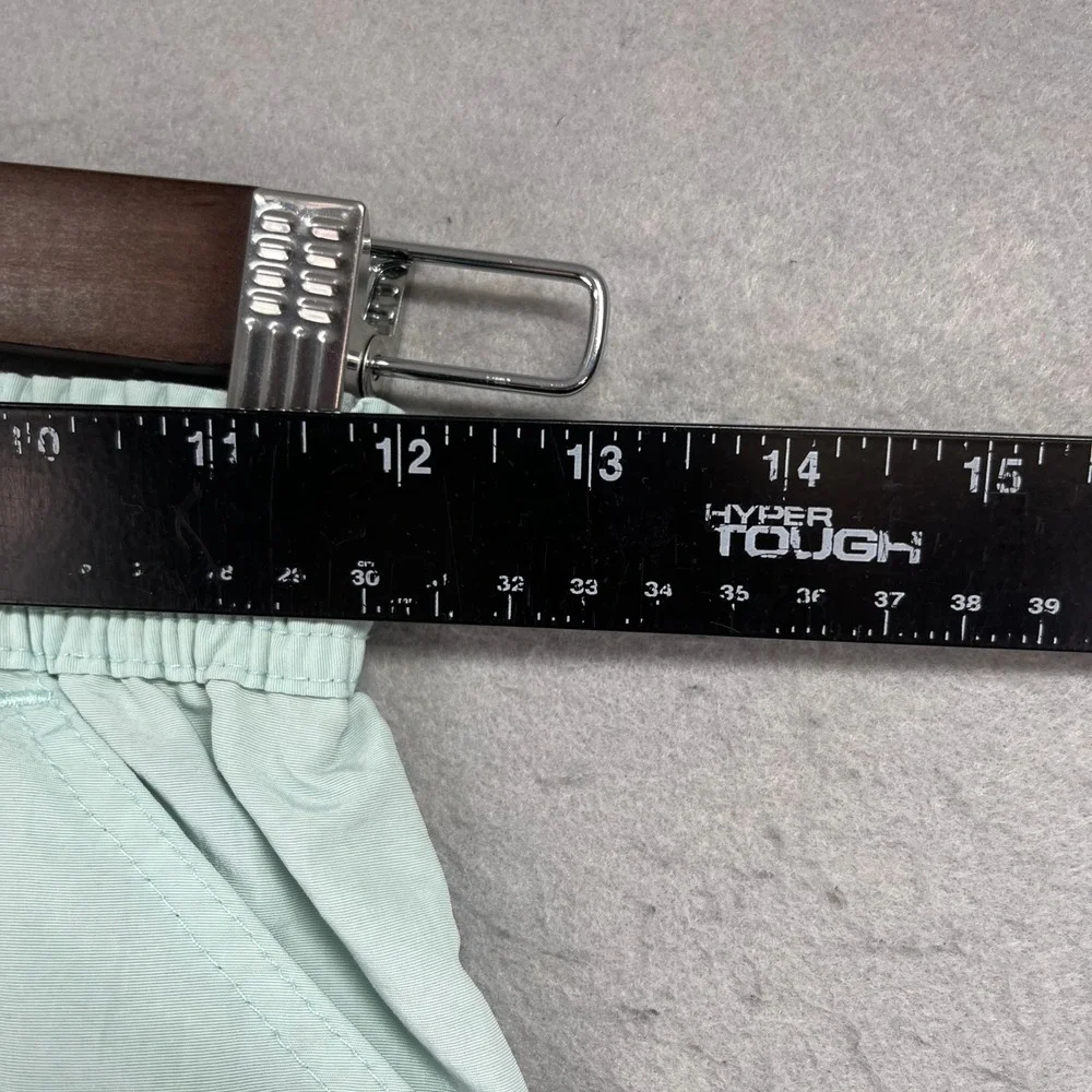 AFTCO M01 Fishing Shorts Boys 26 Mint Green Nylon Utility Cargo Gorpcore Angler